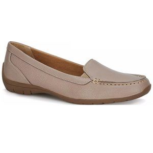 Dr. Scholl's Beige Comfort Flat Moccasin Sheepskin
